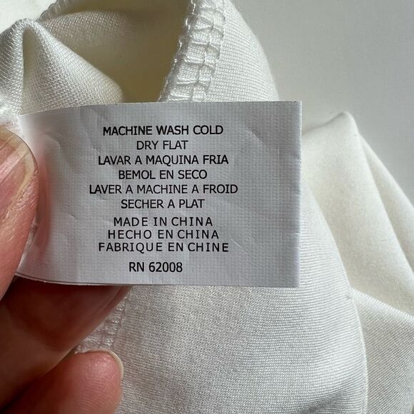 LENA GABRIELLE Women's Straight Leg Ponte Pants Off White Size 8 - Picture 6 of 7